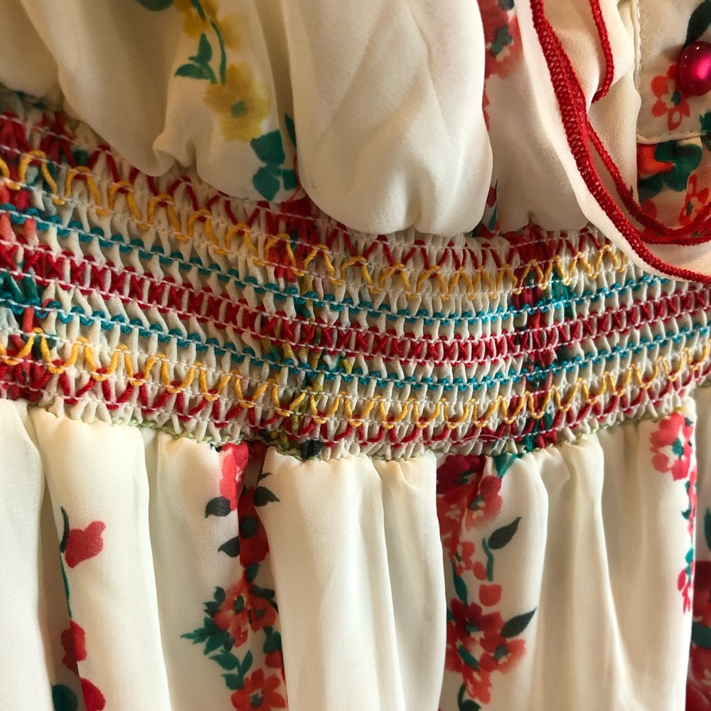 Modcloth Mind Code Multi-Color Halter Sun Dress - image 3